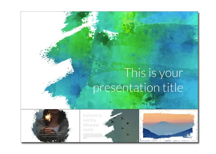  Mẫu Google Slide nghệ thuật